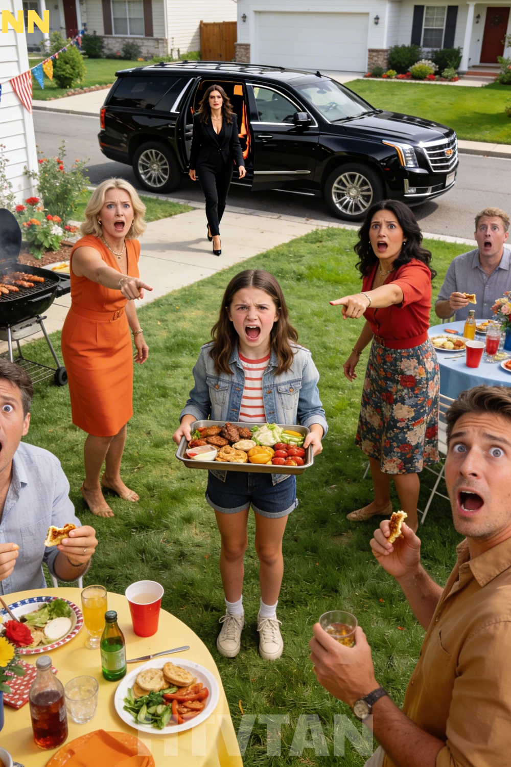 They Mocked My Daughter at a Family BBQ—Then a Black SUV Pulled Up and Changed Everything