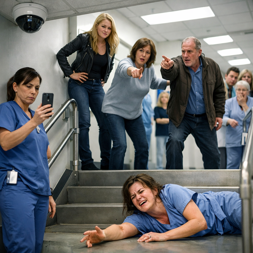 “You Deserved It,” My Sister Smirked As I Lay At The Bottom Of The Hospital Stairs