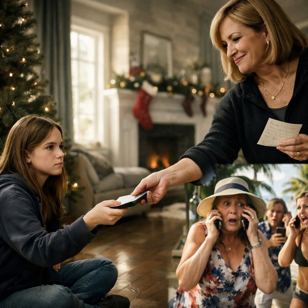 I returned for Christmas. I found my daughter sat alone with no gifts.
