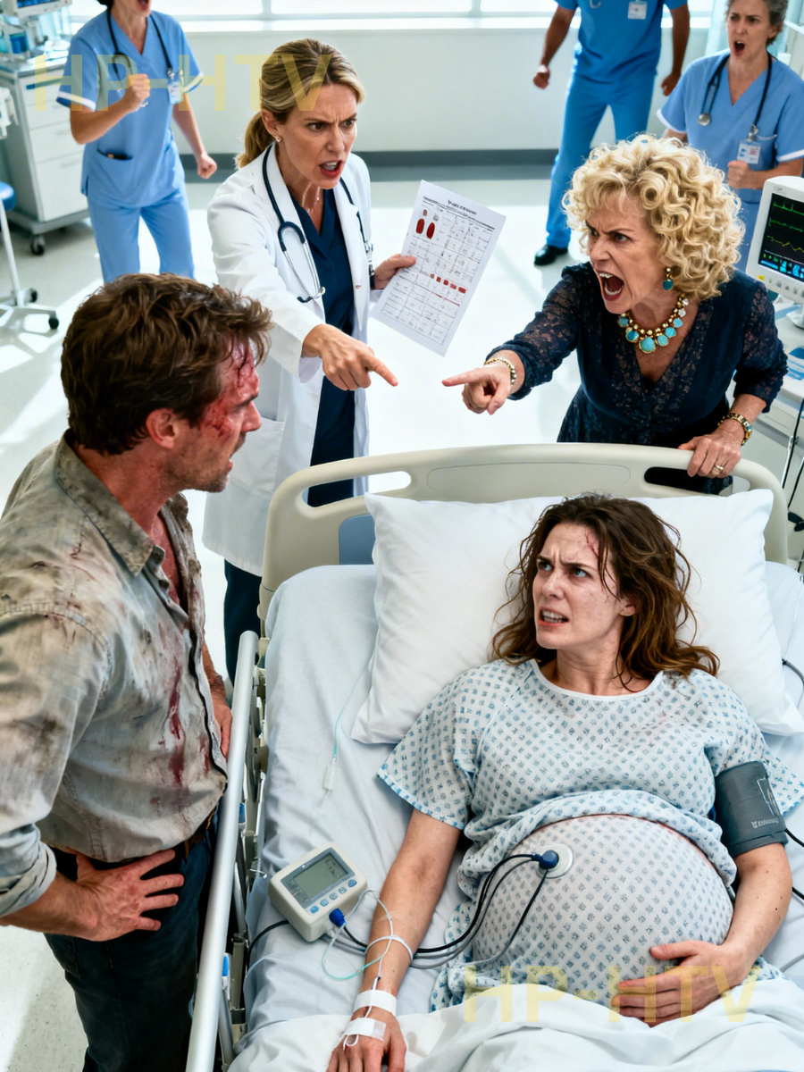 At a family dinner, I suddenly b.l.a.c.k.e.d out. 7 months pregnant. My husband, following his mom’s advice, refused to call an ambulance. Don’t do it, son. She’s f.a.i..ng, my mother-in-law said. When I woke up, I was already alone in a hospital room. But there, I learned a secret that left both me and the doctor speechless.