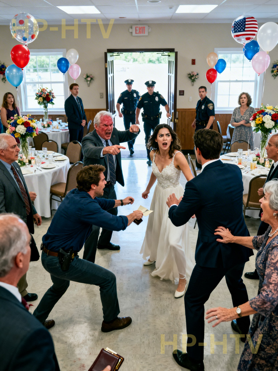 At my engagement party, my parents started chaos. My dad yelled, “Hand over your $50,000 wedding fund to your brother right now or this engagement is done.” When I refused, he slapped me so hard I stumbled back. I looked him straight in the eyes and said, “You’re about to get a surprise you’ll never forget.” And soon the police walked in.