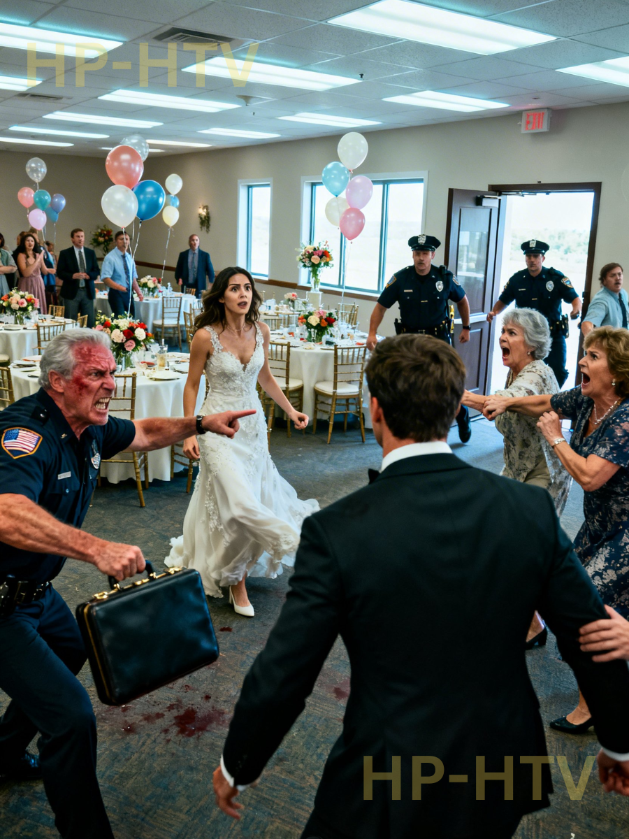 At my own engagement party, my dad stood up, pointed at me in front of everyone and shouted, “Hand over your $50,000 wedding fund to your brother right now or this engagement is OVER.” When I said no, he slapped me so hard I stumbled into a table. I straightened up, looked him dead in the eyes and said, “You’re about to get a surprise you’ll never forget.” Five minutes later, the cops he didn’t know I’d already called walked through the door.