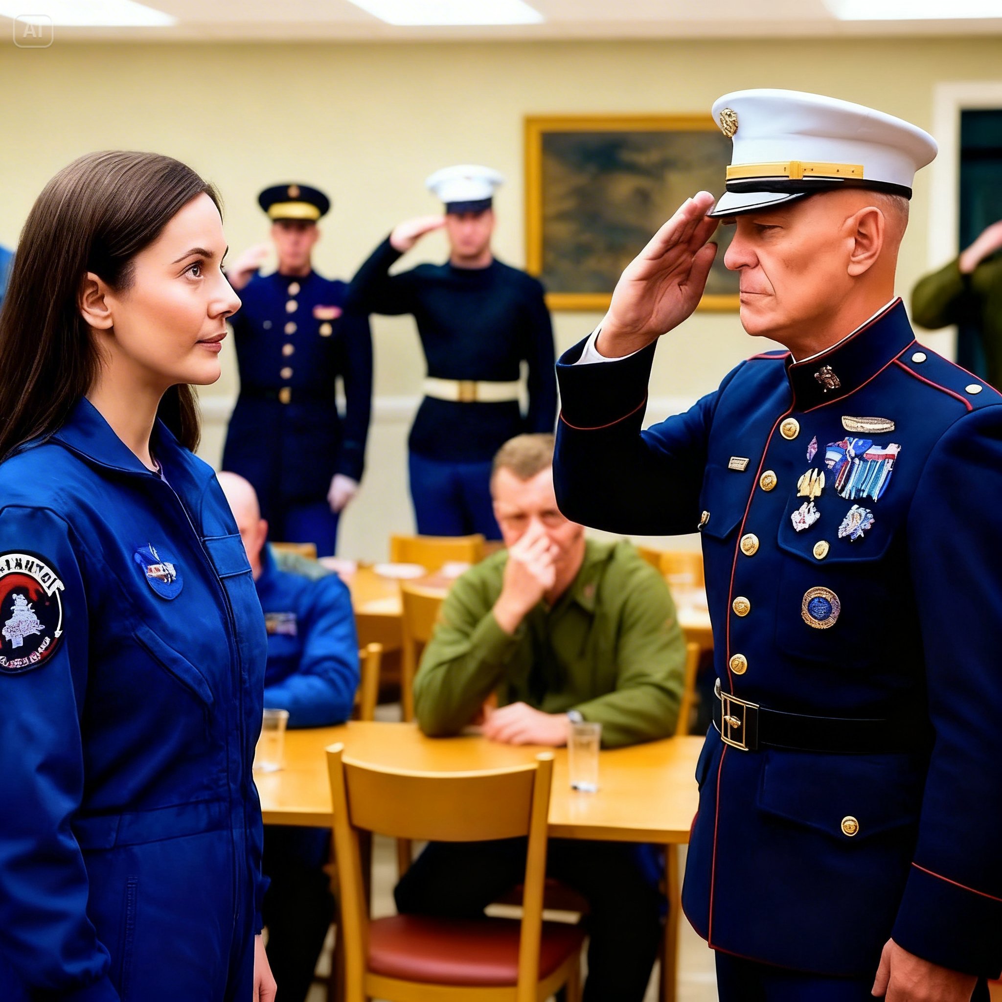 She Was Serving Coffee in the Briefing Room — Then the Admiral Used Her Call Sign and the Room Froze