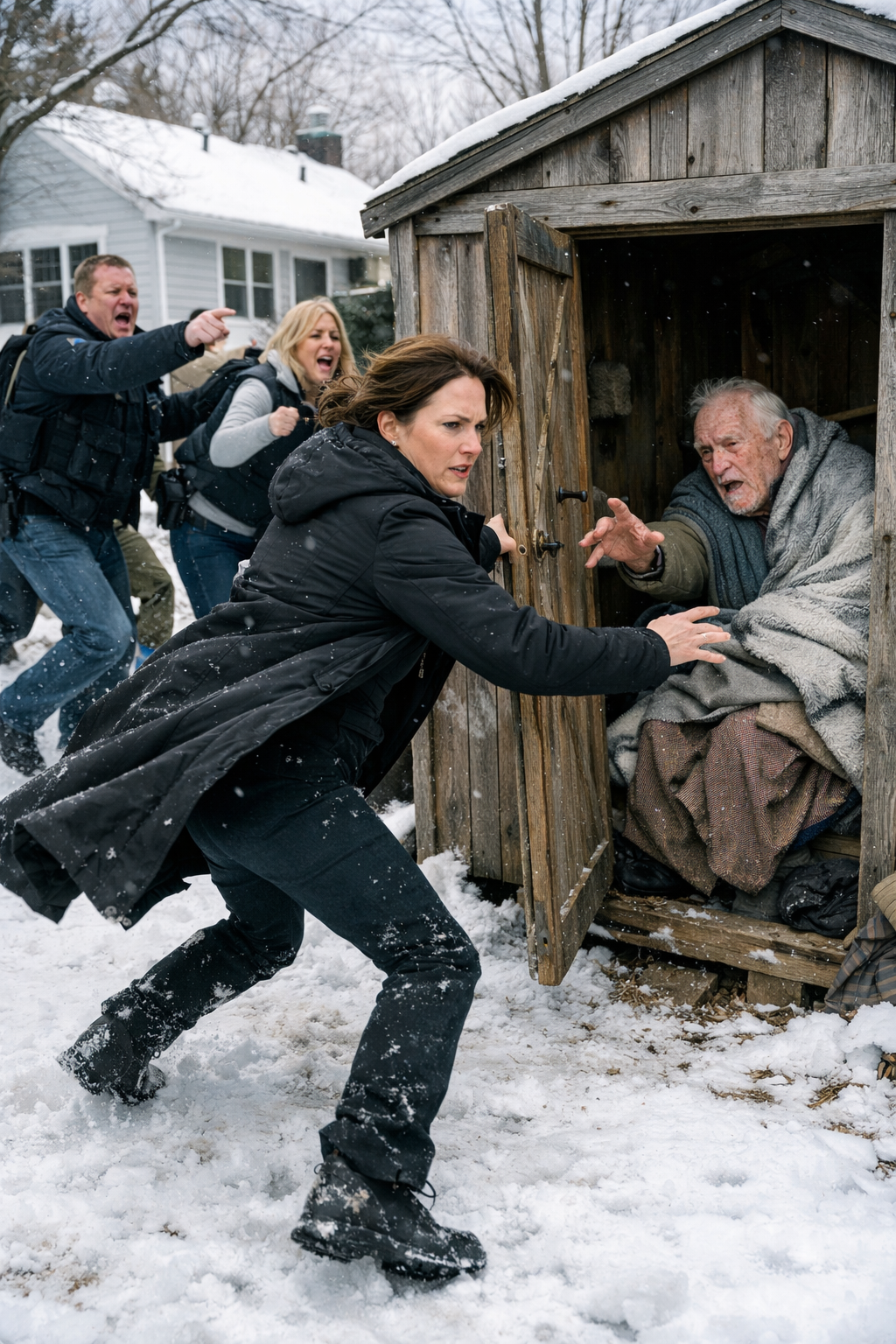 My Parents Threw My Grandfather Into a Freezing Shed and Told Me to “Take the Old Burden Away”… They Had No Idea the Daughter They Abandoned Was Now a Federal Judge