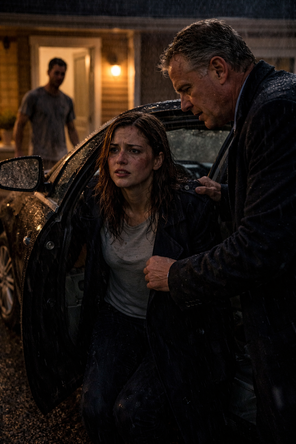 Sleep in the car tonight. My mom needs your bed.” My husband pushed me out into the rain and slammed the door behind me. Seconds later, his father arrived, helped me to my feet, and faced his son. “I was going to divorce your mother,” he said coldly. “Now I have a new mission. Get in, daughter. We’re going to court.