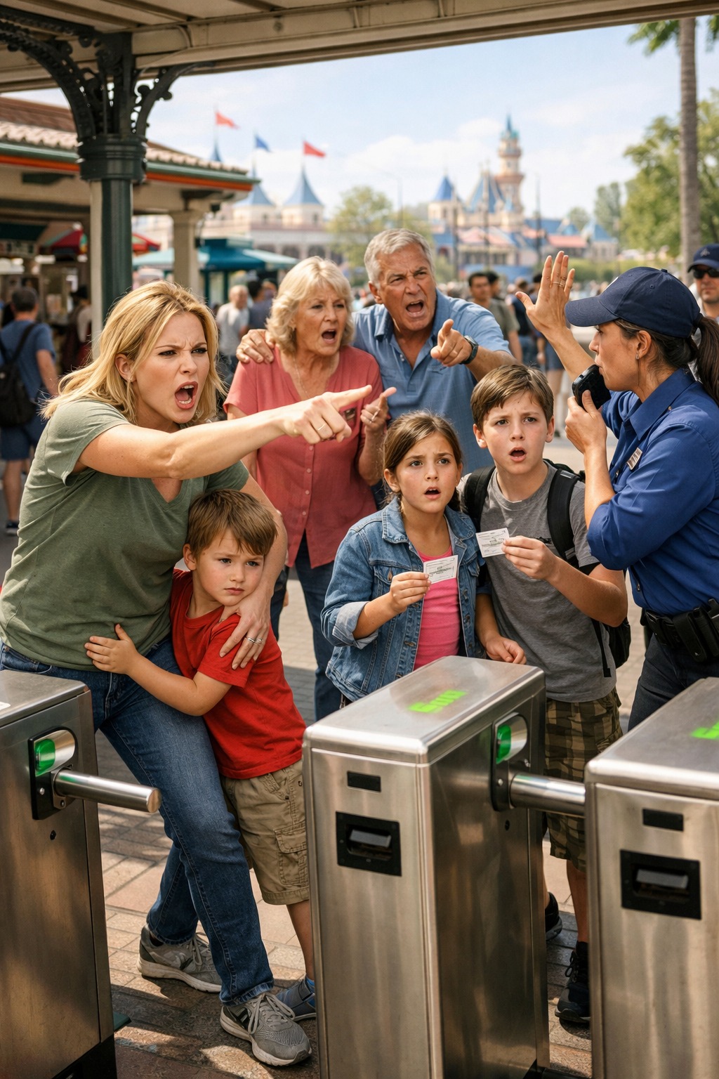 My Parents Took My Son’s Disneyland Tickets And Gave Them To My Sister’s Kids. “Your Boy Is Too Sensitive For Crowds Anyway.” My Son Cried In The Car The Whole Way Home. When My Sister’s Kids Handed The Tickets To The Gate Staff — The Woman Scanned Them, Looked Up, And Said: “These Were Reported Stolen This Morning. I Need To Call Security.”