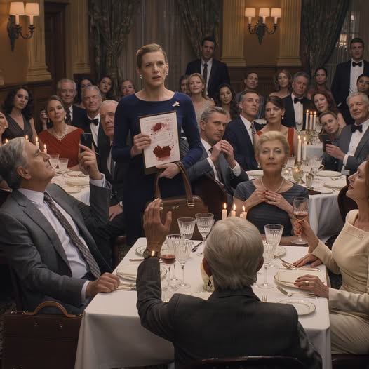 My adoptive mother smiled across a Savannah birthday table and told thirty guests I didn’t belong because “this table is for family,” then handed me a $5,980 bill for everyone in the room—so I paid it without a word, and just as I stood up to leave, a voice at the head of the table said, “Wait. Don’t let her go until they hear this.”