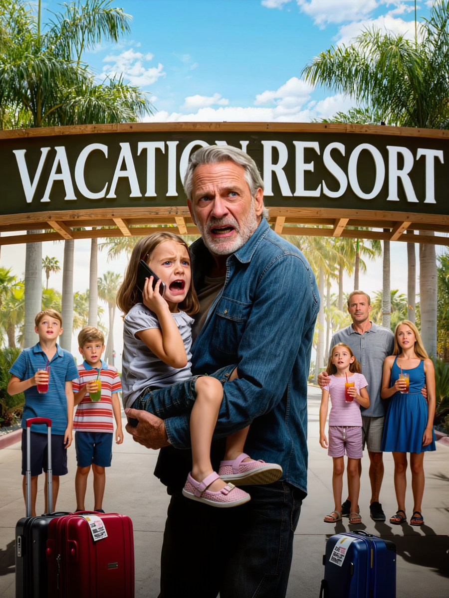 My 8-year-old adopted granddaughter was left at home while my son and his wife took their biological son. She called me at 2:00 AM crying, ‘Why Grandpa?’ I booked last-minute tickets and within 12 hours we crashed their vacation!…