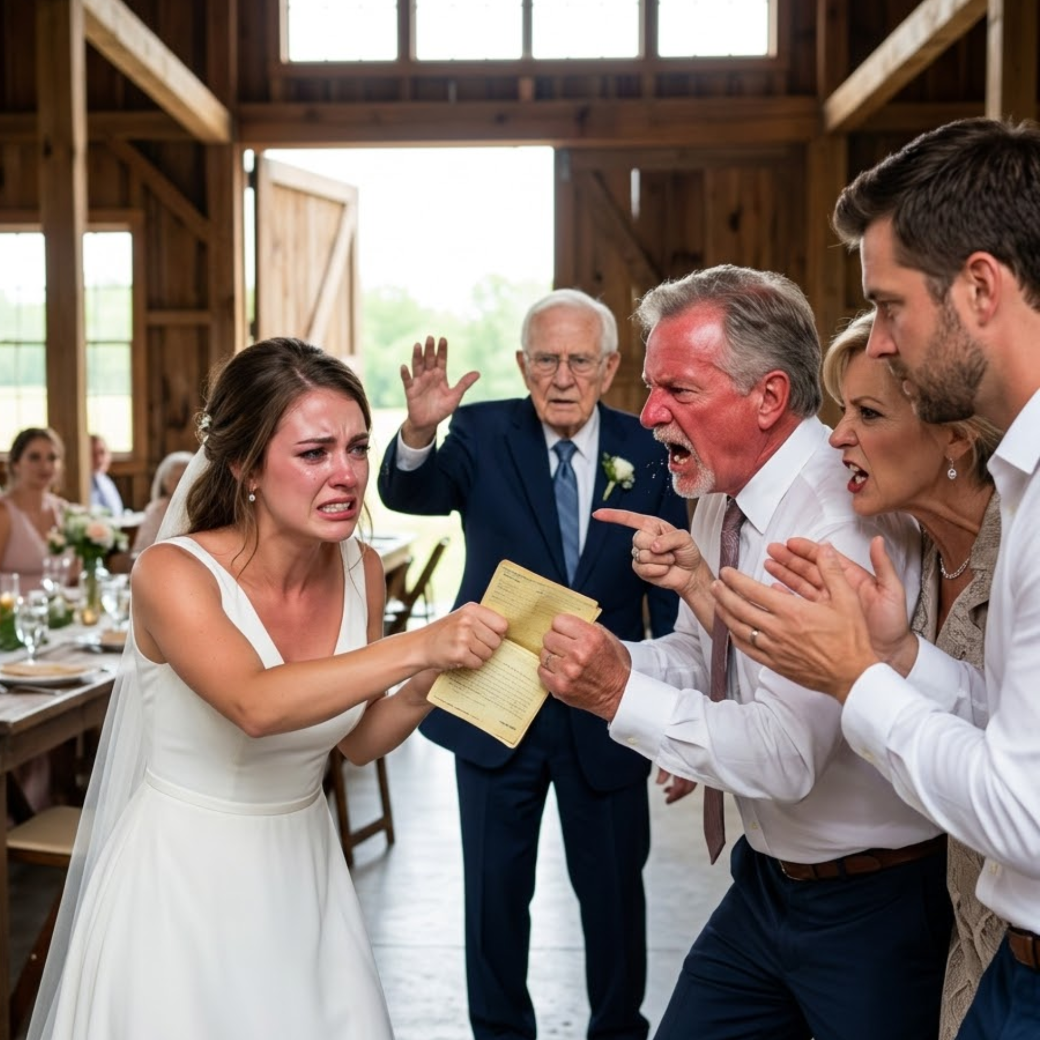 At My Wedding, Grandpa Handed Me An Old Passbook. Dad Snatched It Away And Said, “That Bank Closed In The ’80s. He’s Confused.” Grandpa Passed Away Soon After. I Went To The Bank Anyway. The Manager Checked The Records, Looked Up At Me, And Said, “Sir, You May Want To Sit Down…”