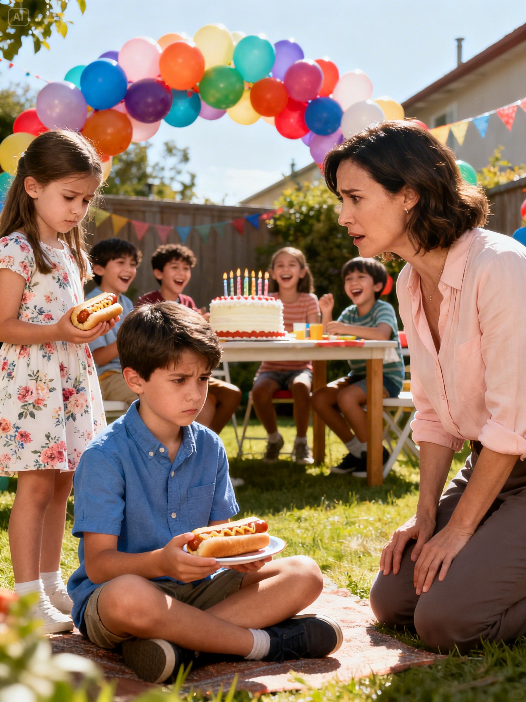 When I Stepped Into My Mother-in-Law’s Backyard, I Found My Son Eating Alone on the Ground. No One Offered a Seat. When I Left With My Children, No One Followed. That Night, My Husband’s Family Watched as Everything Cracked. By Morning, I Had Exposed The Truth About The Family I Married Into — And What I Did Next Left Them Speechless.