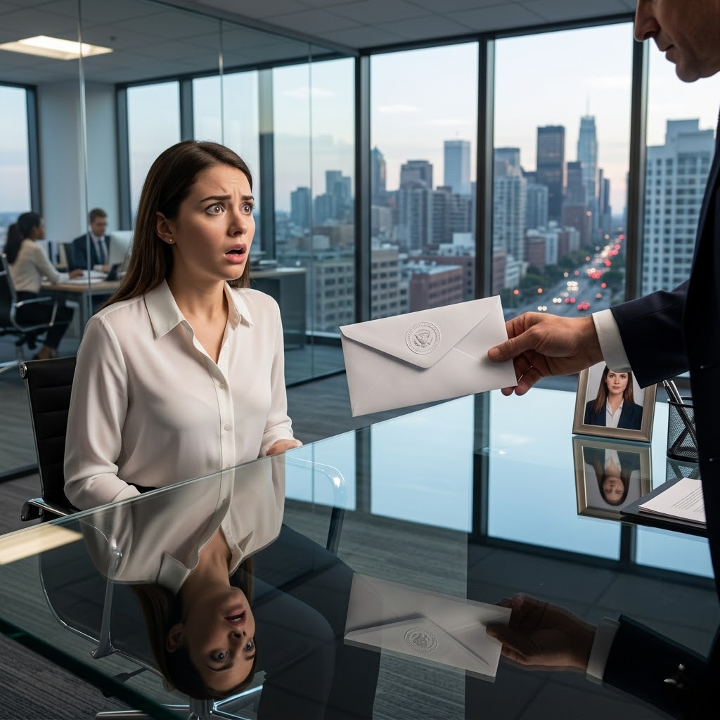 The new secretary froze the moment she recognized a childhood photo in her boss’s office…
