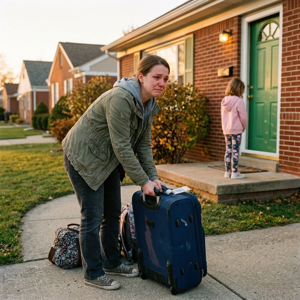 My husband had barely left on his so-called business trip when my six-year-old daughter suddenly whispered, “Mommy… we have to run. Now.”