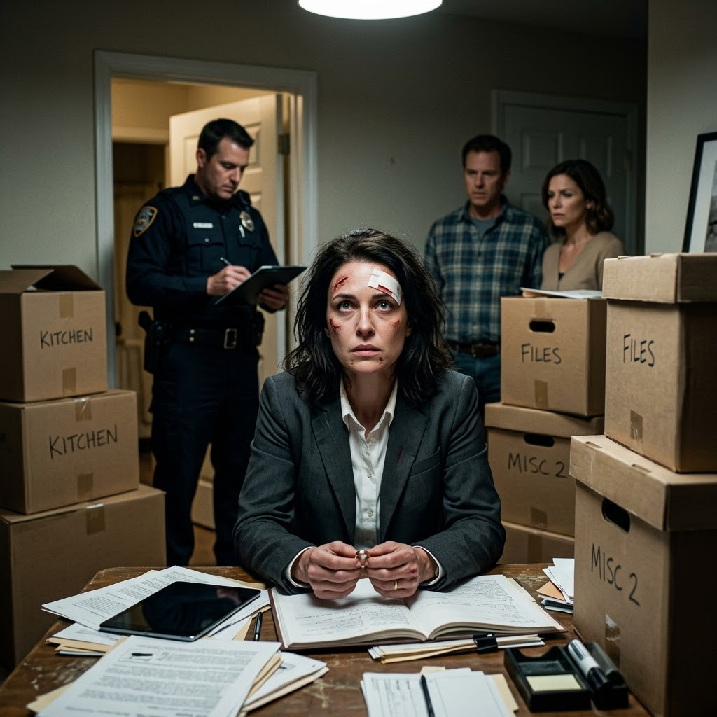 At breakfast, the second I said no to giving my credit card to his sister, my husband threw burning coffee straight into my face and snapped, “Later, she’s coming over. Hand her your things or get out!” Shaking from pain, anger, and disbelief, I gathered everything that belonged to me and left. So when he came back with his sister, he stood there in complete sh0ck at what he found waiting for him……