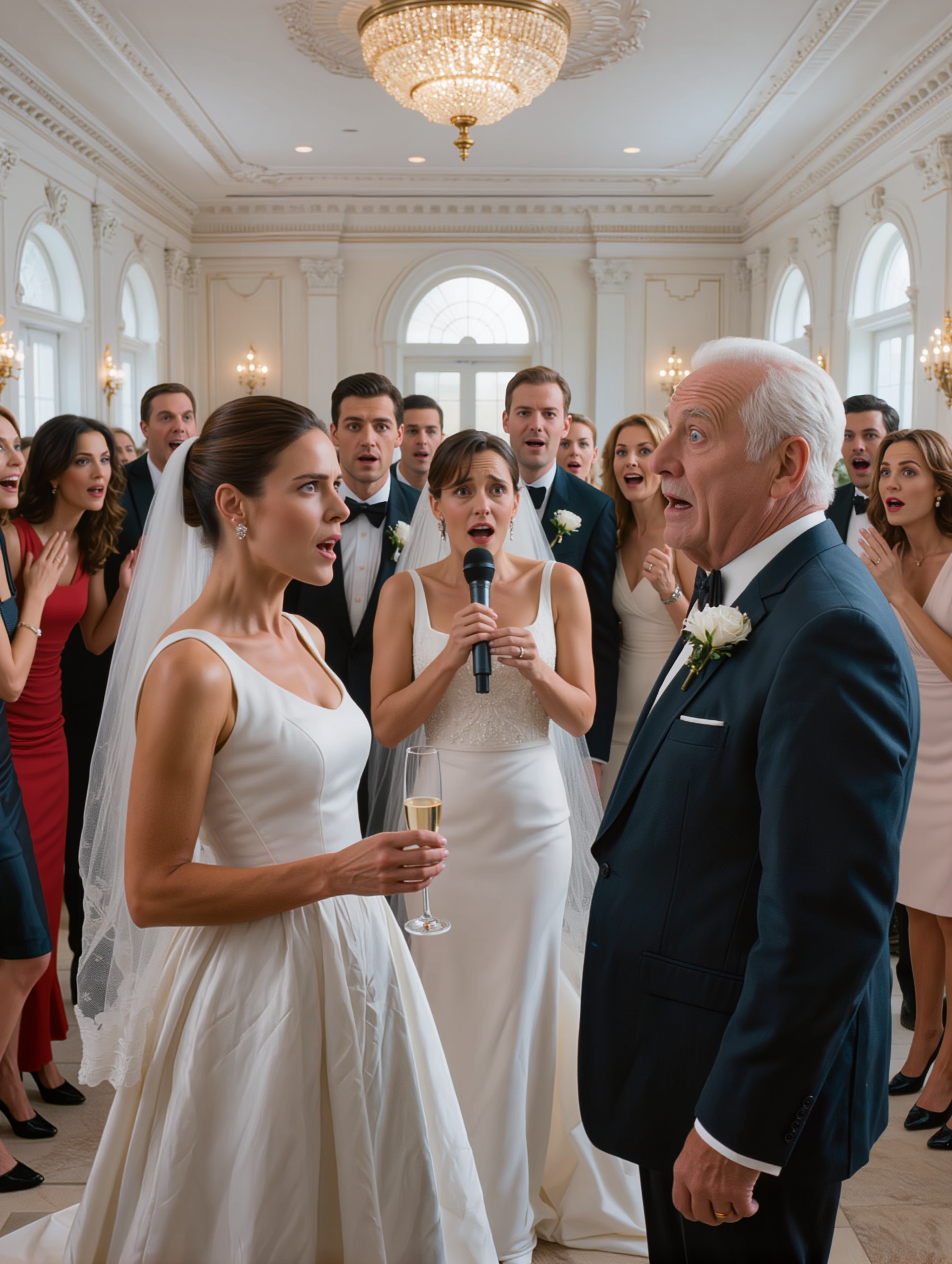 At My Sister’s Wedding, Her Father-In-Law Ignored Me Like I Was Invisible — Until I Stood Up and Gave a Speech. By the Time I Finished, His Face Turned Pale. And That’s When I Revealed the Secret He Never Saw Coming… Roland Row Never Expected That the Quiet Guy in the Background Was the One Who’d Built the Company He Wanted to Own.