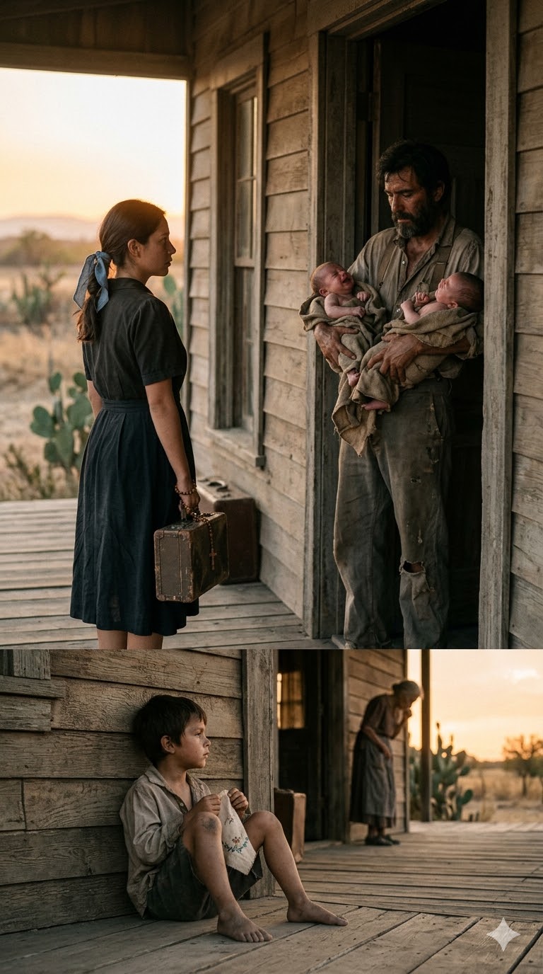 The Farmhand Came for Wages, But the Widowed Rancher’s Silent Son Spoke One Sentence in the Dark, and It Changed All Their Lives Forever