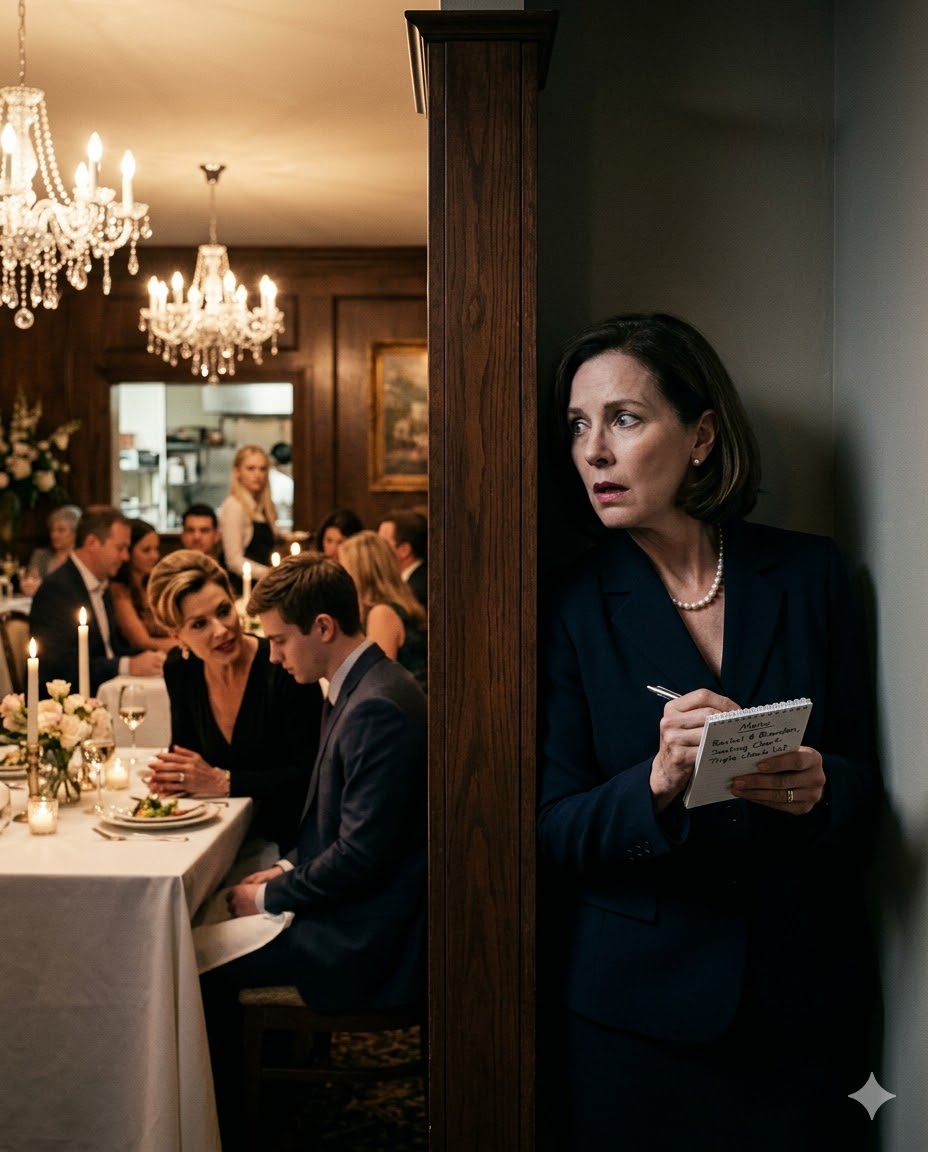 A week before my daughter’s wedding, I went to the restaurant to finalize the menu and seating. At the entrance, a waitress I didn’t recognize stopped me and whispered, “Hide behind the divider in the back. Please trust me.” I did. Five minutes later, I understood everything, and my whole body went cold.