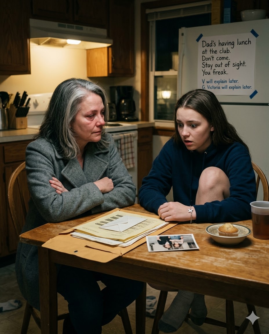 On my 16th birthday, my siblings ‘forgot’ me at home while they went to a party with Dad, leaving behind a note that said, Stay out of sight. I cried alone until the doorbell rang. My godmother was standing there with legal papers in her hand. ‘Your father signed you away,’ she said quietly. ‘And now everything changes.’ Their celebration did not stay untouched for long.