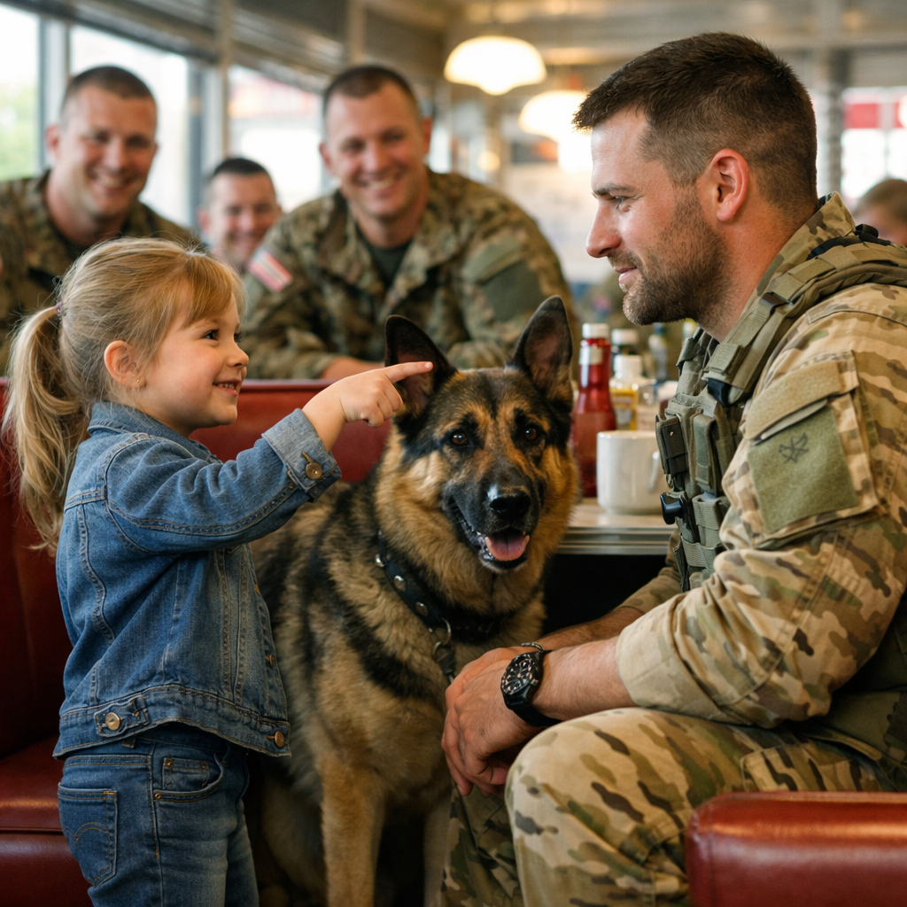 A Little Girl Whispered, ‘My Father Had That Tattoo’ — Her K9 Made 5 Navy SEALs Freeze…