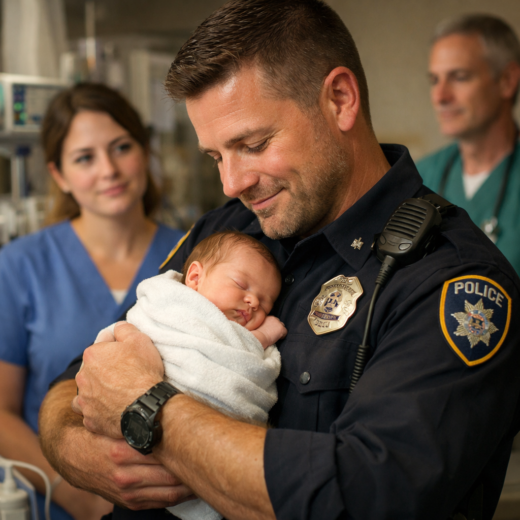 The Abandoned Newborn Wouldn’t Stop Crying Inside the NICU No Matter What the Doctors Tried — “There’s No Medical Reason for This,” the Head Nurse Said, But the Moment a Quiet Officer Who Lost His Own Child Held Her, the Entire Room Fell Into Silence