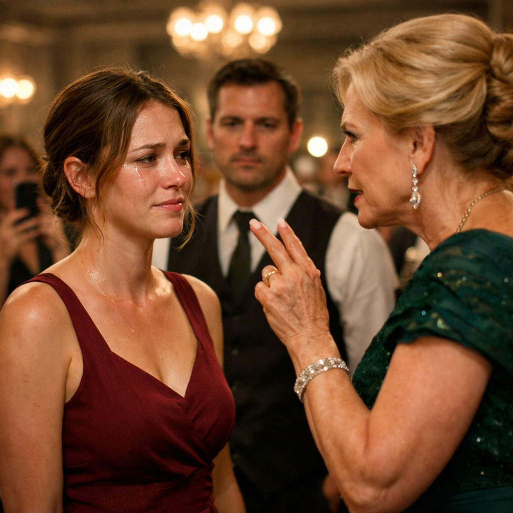 At my husband’s birthday dinner, my mother-in-law suddenly snapped, “That house belongs to us!” And the moment I said “No,” my husband struck me—hard—right in front of 150 guests.