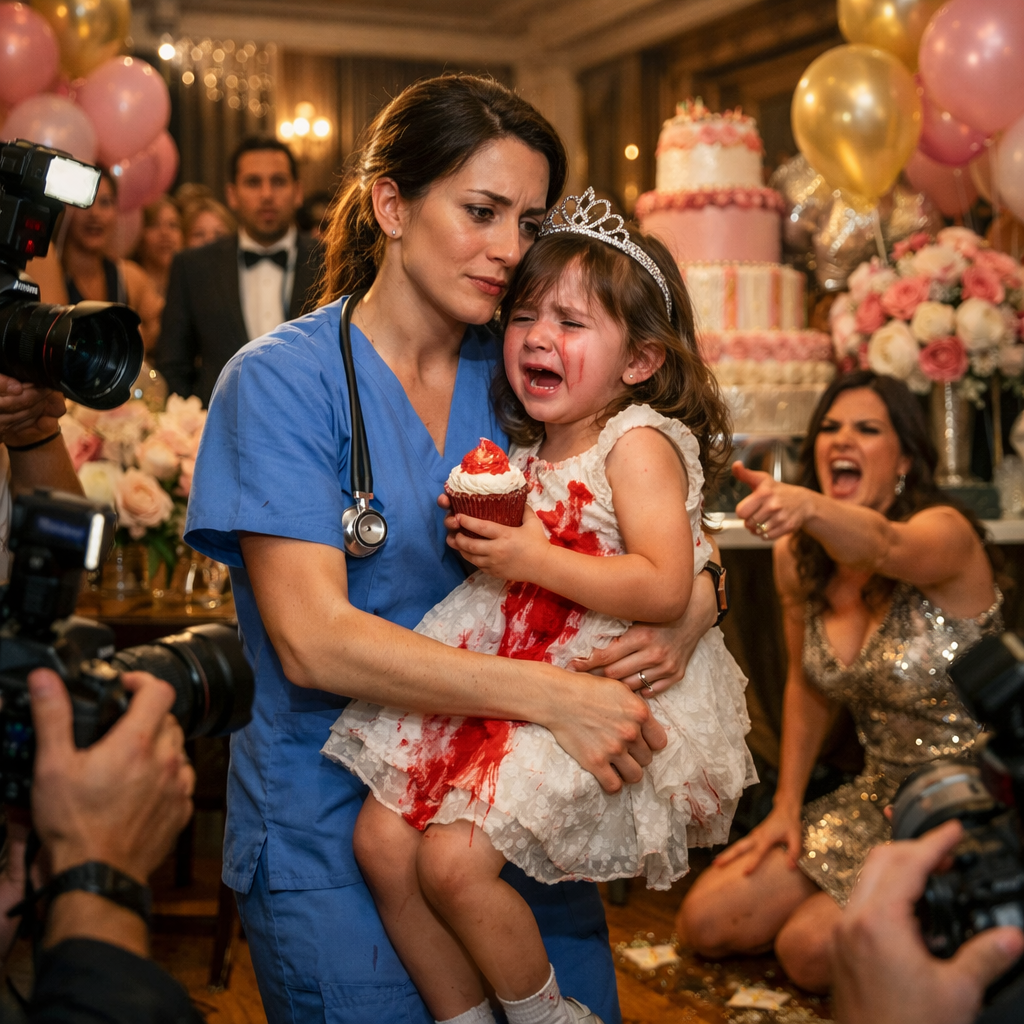 I rushed home from a 24-hour shift to find my 6-year-old daughter sitting on the curb in her birthday dress, holding a crushed cupcake. My sister had moved the party to a hotel and told the security guard my daughter “wasn’t on the guest list” because her clothes weren’t “designer enough” for the photos. I didn’t scream. I just called my lawyer: “Evict the tenant in my luxury condo immediately.” My sister was that tenant.