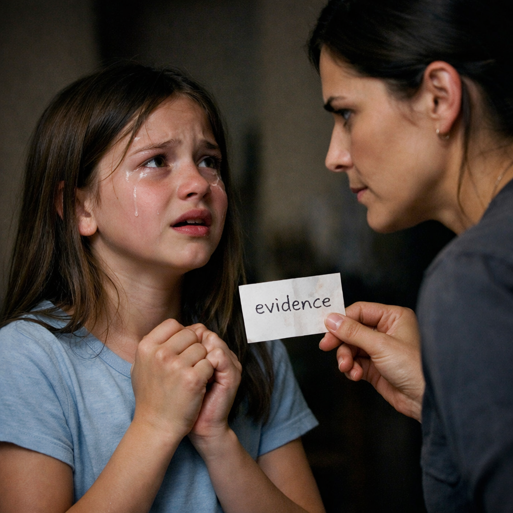 My in-laws taped a note to my 11-year-old daughter’s bedroom door saying they had given her dog away because her cousin didn’t want it around. She came to me crying, but instead of losing control, I stayed calm and made one decision. By the next morning, a hard knock at their door had them panicking.