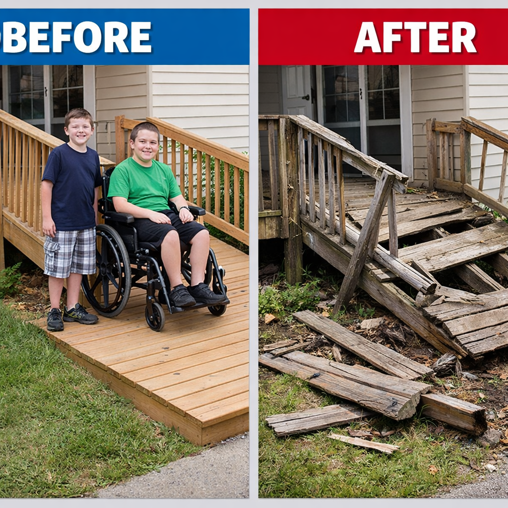 My Son Built a Ramp for the Boy Next Door – Then an Entitled Neighbor Destroyed It, but Karma Came Faster than She Expected