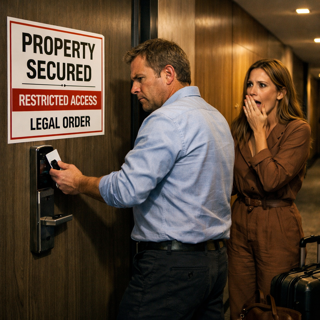 In the morning, my husband texted me: “Don’t go to the airport. I’m taking my assistant instead of you; she deserves this vacation more than you.” The next day, I secretly sold the house, and when they came back happy, everything was gone.