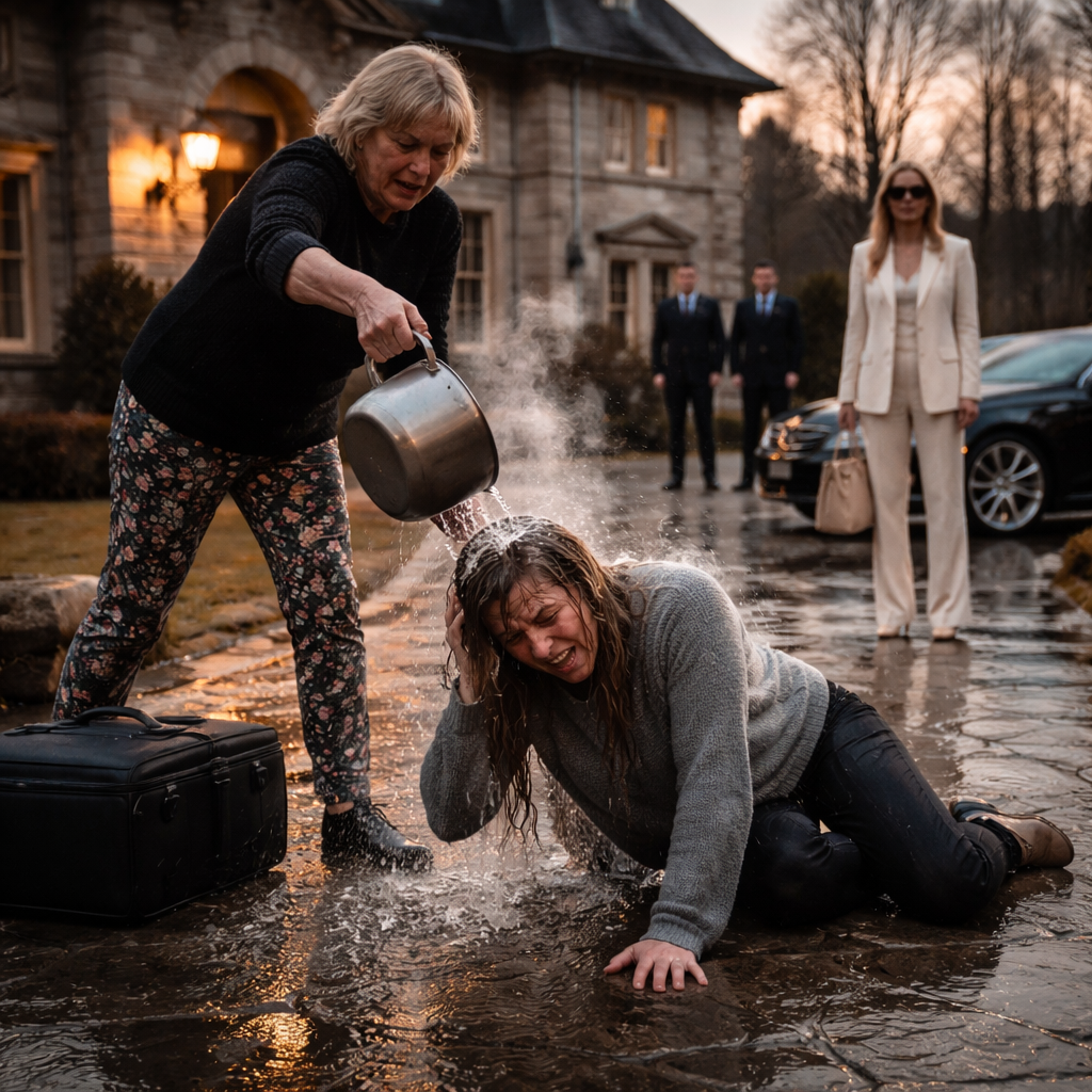 My Mother-In-Law Thought I Was a Bro:ke, Useless Housewife… Then She Thr:ew Boiling Water on Me, Kic:ked Me Out of My Own House, and Opened the Door the Next Morning to Police, a Locksmith, and My Lawyer