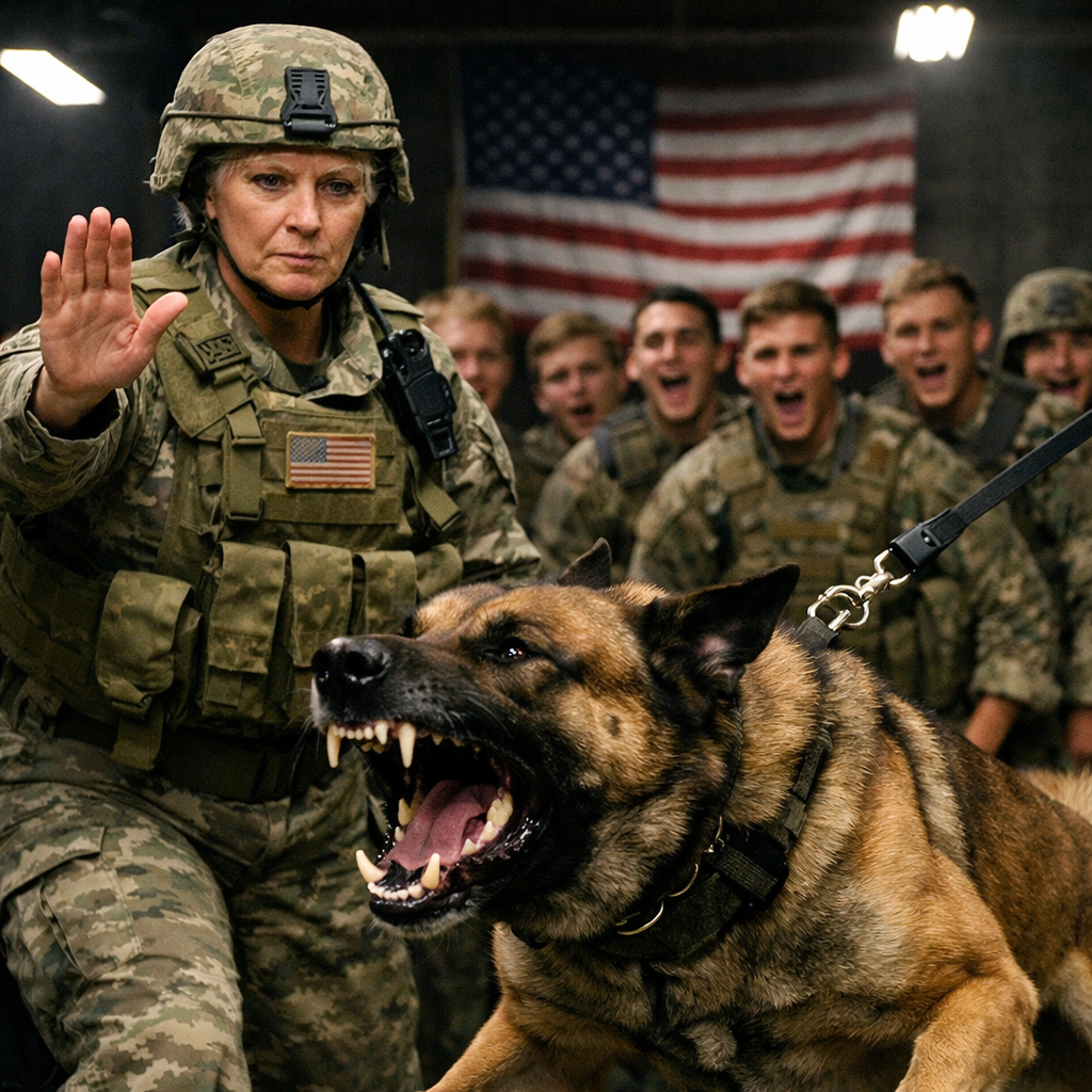 Combat K9 Refused All Commands — Until Old Woman Veteran Spoke One Word….