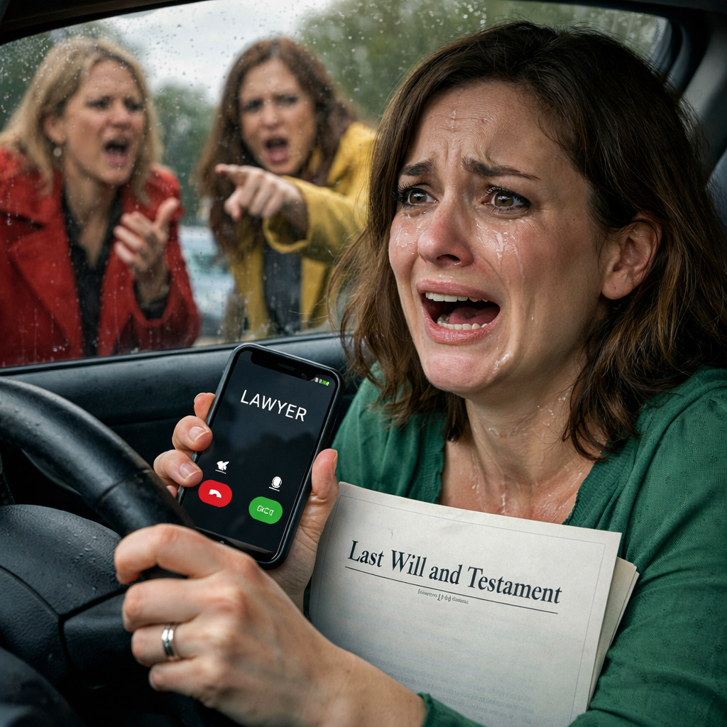 “My sister’s handprint burned red on my face as I sat alone in my car, bl:ood staining my collar. Thirty-two years of being nothing to them crystallized into blinding rage. My phone glowed with the lawyer’s number as Grandma’s will lay open beside me. My pulse roared in my ears. They wanted my inheritance? I clutched the property deed, a vengeful smile forming through my tears. Bl:ood ties sever without sound.