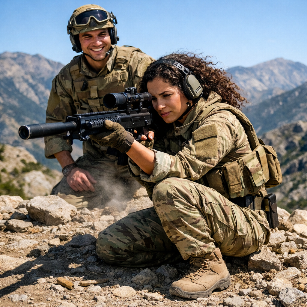 “You laughed at the armorer… until her bullet crossed 4,200 yards and saved the hostage.” — The Shot That Silenced the Entire Base