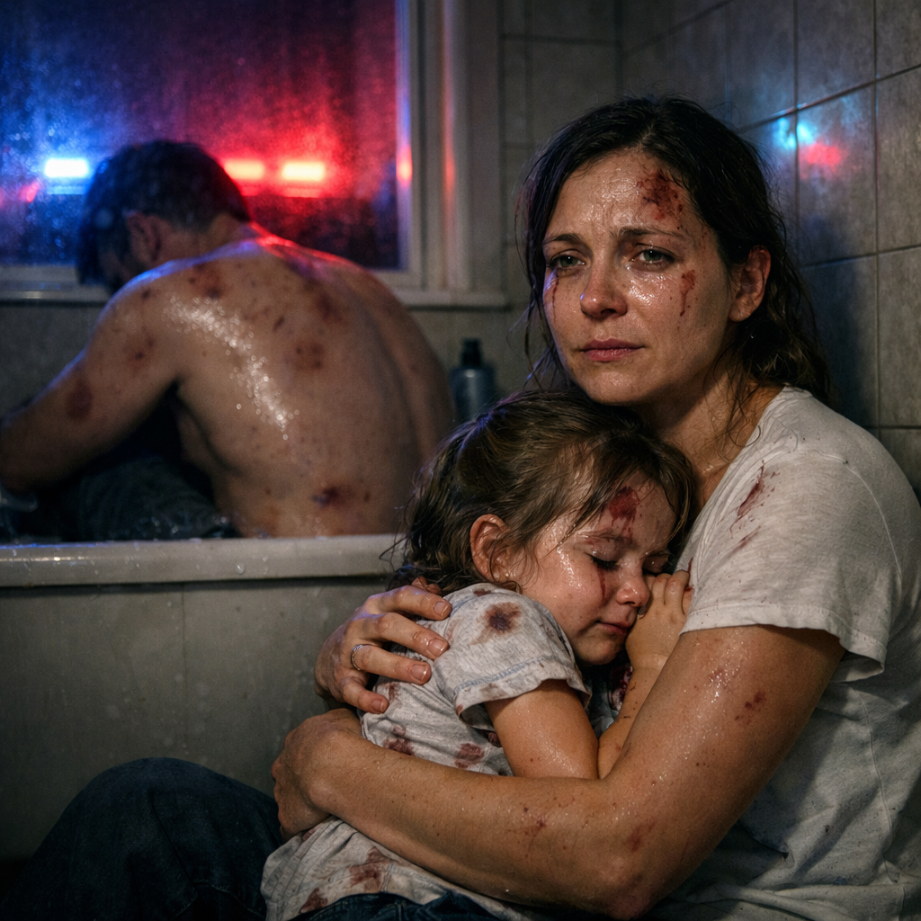 My 5-year-old daughter spent over an hour in the bathroom with my husband… When I asked him why, he remained silent, so I went to see for myself, and what I saw made me want to call the police.