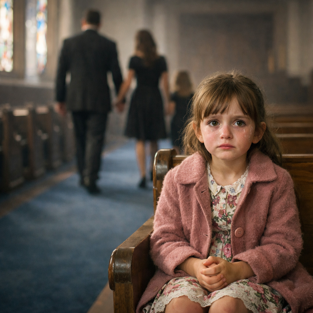 When I was four years old, my mother sat me on a bench inside a church and said, “Stay here. God will take care of you.” Then she turned around and walked away, smiling, hand in hand with my father and sister. I was too stunned to even cry—I could only sit there and watch them leave me behind. But twenty years later, they walked into that very same church, looked straight at me, and said, “We’re your parents. We’ve come to take you home!”