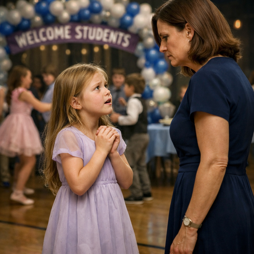 MY 7-YEAR-OLD DAUGHTER SAT ALONE AT A FATHER-DAUGHTER DANCE — THEN A STRANGER WALKED IN… AND SAID HER NAME.