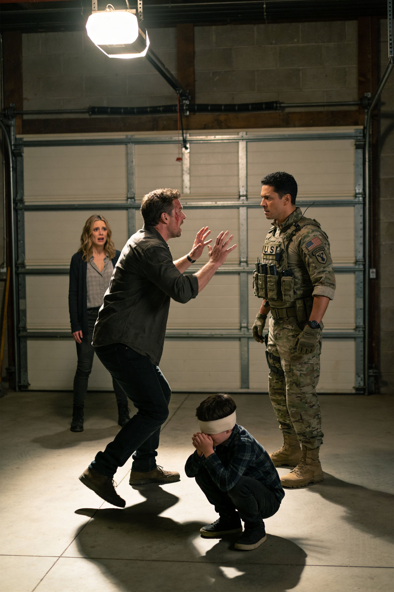 I WAS DEPLOYED WHEN A STRANGER SENT ME A VIDEO. IT HAD 2 MILLION VIEWS. IT SHOWED MY BLIND SON BEING KICKED IN THE RIBS BY A THUG WHILE MY WIFE LAUGHED AND FILMED IT. I HEARD MY SON WHISPER, “DADDY IS COMING.” THE THUG SPAT ON HIM AND YELLED, “YOUR DAD IS DEAD TO US. CRY LOUDER, IT MAKES US MONEY.” I DIDN’T CALL THE POLICE. I CALLED MY TEAM AND BOARDED THE FIRST FLIGHT HOME. I WALKED INTO THAT GARAGE AND LOCKED THE DOOR BEHIND ME.  “WHAT I DID TO HIM MADE THE COPS VOMIT…”