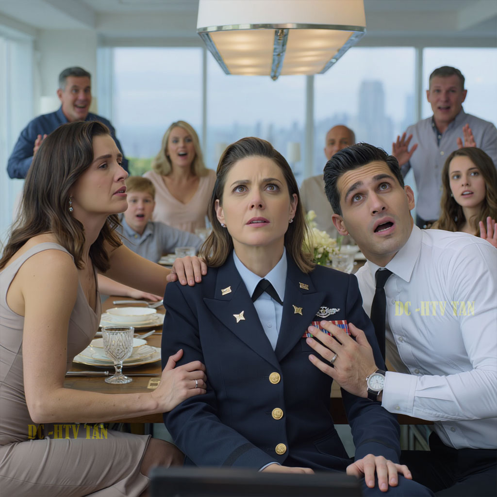 MY SISTER BEAMED AT DINNER:  “THIS IS MY FIANCÉ-AN ARMY RANGER. A REAL HERO.” THEN SHE TURNED TO ME WITH A SMIRK: “UNLIKE YOU AND YOUR SAFE LITTLE OFFICE WORK.” BUT THE RANGER SPOTTED THE METAL PIN ON MY SHIRT AND WENT RIGID. HE PULLED HER BACK AND SAID:    YOU DON’T KNOW WHO YOU’RE SITTING WITH.