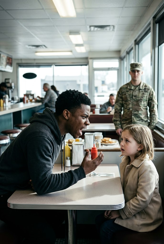 A Former Marine Saw a Terrified Little Girl Flash a Silent SOS at a Highway Rest Stop—and What Seemed Like a Strange Family Argument Unraveled Into a Brutal Kidnapping, a Missing Mother Bleeding on a Kitchen Floor, Forged Custody Papers, and a Predator Who Thought Fear Would Keep Everyone Quiet. One Calm Lie About a Scratched Car Bought Ten Minutes, Saved a Child’s Life, Exposed a House Full of Hidden Violence, and Forced a Broken Veteran to Finally Do What He Couldn’t Do for His Own Family Years Earlier.