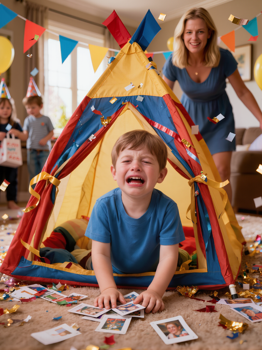 “Then My Son Whispered, ‘Mom, Please Don’t Say Anything.’ The Birthday Party Went Dead Quiet—Because Everyone Knew Who Hurt Him, and I Finally Understood My Family Was the Danger.”
