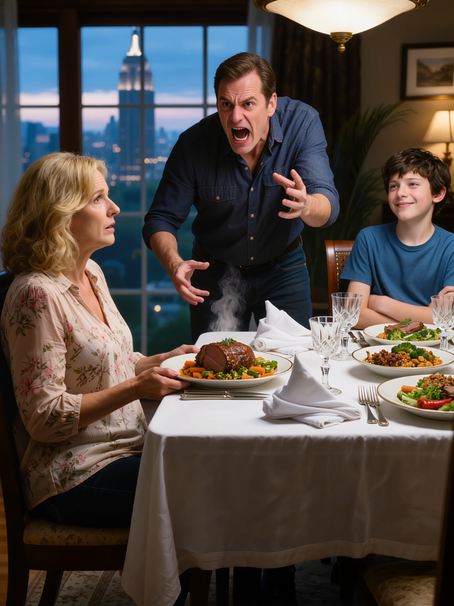My dad shouted, “GET OUT AND DON’T COME BACK,” while my mom’s pot roast was still steaming—at a “special family dinner” she planned to prove we were fine. That’s what made it unforgettable. He didn’t explode in private. He did it with a set table, nice napkins, and my brother smirking two seats away.