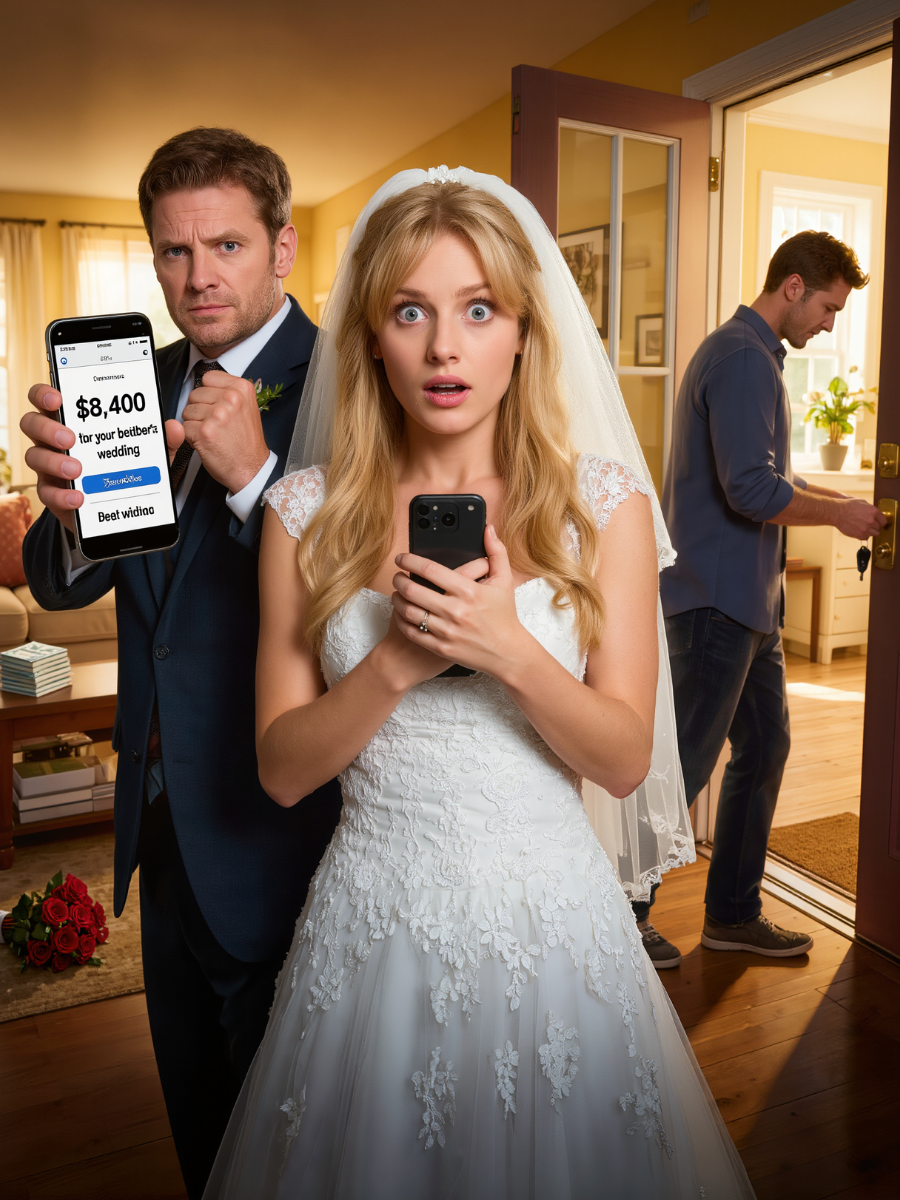 “Nobody from my family came to my wedding. Weeks later, Dad texted: ‘Need $8,400 for your brother’s wedding.’ I sent $1 with ‘Best wishes.’ Then told my husband to change the locks…
