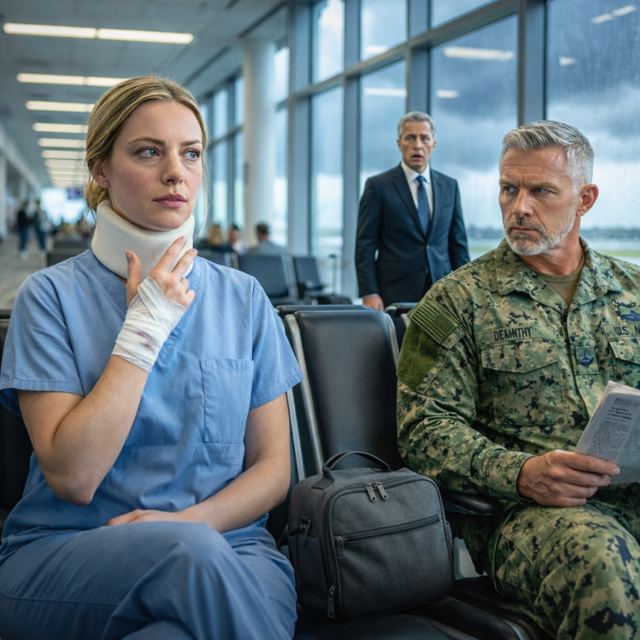 Rookie Nurse Gave a Secret Signal to a SEAL Commander at the Airport — Then the Hospital CEO Froze