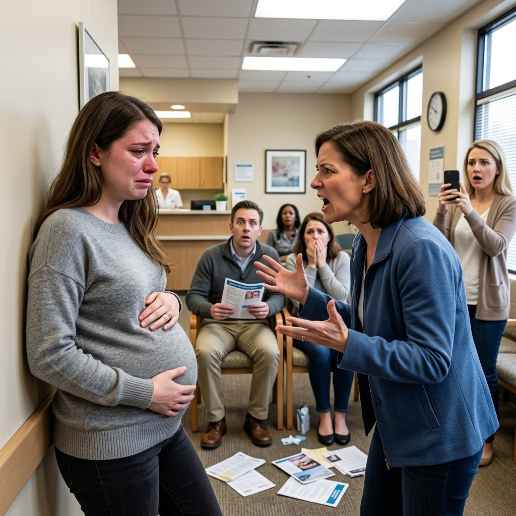My mother-in-law tore up my pregnancy records, slapped me across the face, and shoved me into the wall while screaming, “You’ll never use this baby to control my son!” I could barely breathe, and all I could think was that no one would believe me again. But she didn’t notice the phone in the corner still streaming live. And when the comments started exploding, her perfect image began to fall apart in real time.
