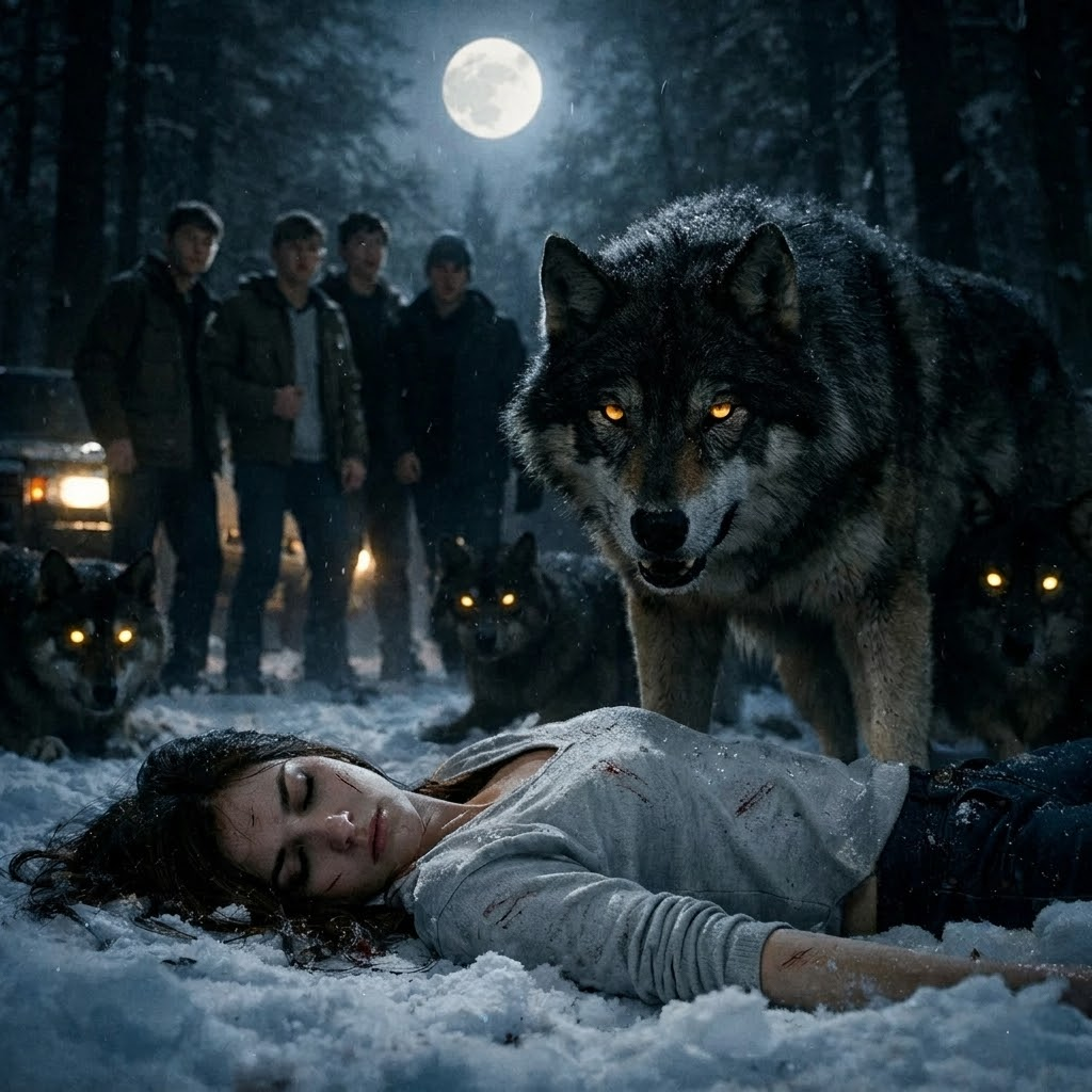 Bullies Beat The Girl Unconscious — They Didn’t Know That 47 Wolves Were Silently Watching Over Her…
