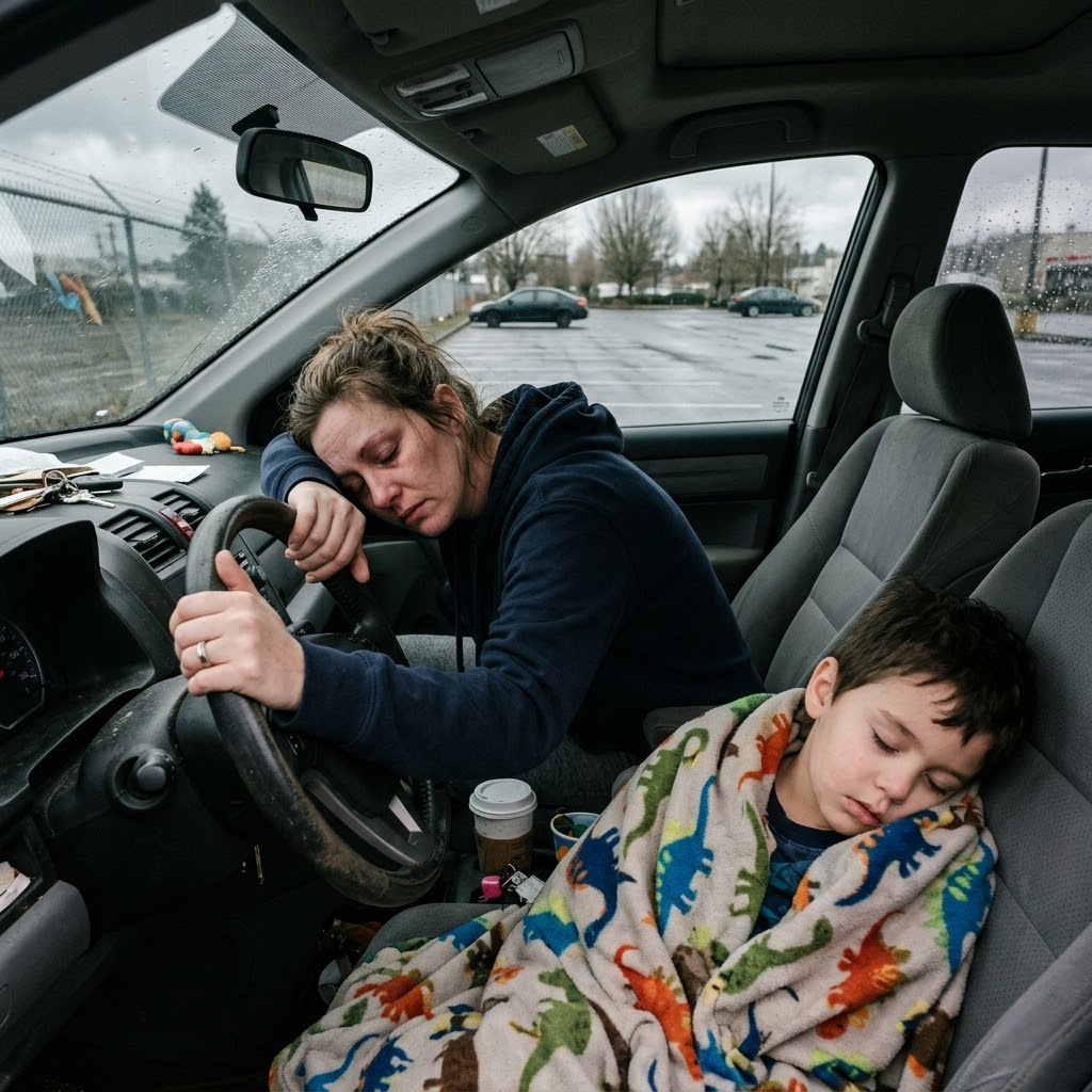 I Found My Daughter Asleep In A Grocery Store Parking Lot With My Grandson Curled Up In The Back Seat Under A Thin Blanket. At First I Thought Maybe Her Car Broke Down. Maybe She’d Pulled Over. Then She Opened Her Eyes, Saw Me Standing There, And Whispered The Sentence That Made My Blood Go Cold: “My Husband And His Mother Threw Me Out Of The House You Bought.” That Was The Moment I Knew They Had No Idea Who They Had Just Picked A Fight With.